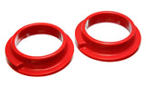 Coil Spring Isolator Set; Red; Performance Polyurethane;