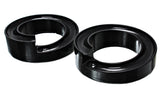 Coil Spring Isolator Set; Black; 1 in. Lift; Performance Polyurethane;