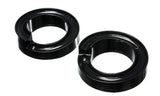 Coil Spring Isolator Set; Black; Performance Polyurethane;