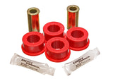 Track Bar Bushing Set; Red; Rear; Performance Polyurethane;