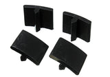 Bump Stop Set; Black; Rear; Incl. 2 Per Set; Performance Polyurethane;