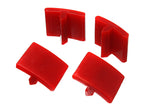 Bump Stop Set; Red; Rear; Incl. 2 Per Set; Performance Polyurethane;