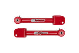 UMI tubular rear control arms with poly bushings, bolt-on, 1-hour install.