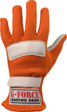 G-Force Racing Gear GF G5 GLOVES SFI 3.3/5 XX-LARGE ORANGE