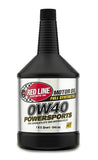0W40 Powersports Motor Oil Synthetic 1 Quart Red Line Oil