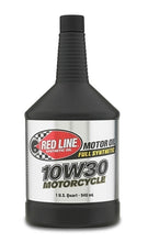 Load image into Gallery viewer, 10W30 Motorcycle Oil Synthetic 12 Quart Red Line Oil