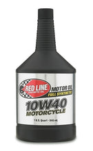 Load image into Gallery viewer, 10W40 Motorcycle Oil Synthetic 12 Quart Red Line Oil