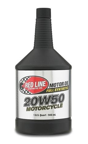 20W50 Motorcycle Oil Synthetic 1 Gallon Red Line Oil