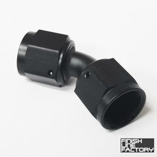 Load image into Gallery viewer, FLF AN to AN Swivel Coupler - 45 Degree - 16 AN