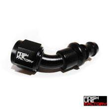 Load image into Gallery viewer, FLF Push Lock Hose End - 45 Degree  - 12 AN