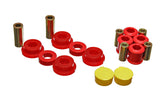 Control Arm Bushing Set; Red; Front; Performance Polyurethane;