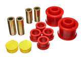Control Arm Bushing Set; Red; Front; Performance Polyurethane;