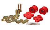 Sway Bar Bushing Set; Red; Front; Bar Dia. 15/16 in.; Performance Polyurethane;