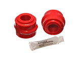 Sway Bar Bushing Set; Red; Front; 30mm; Performance Polyurethane;