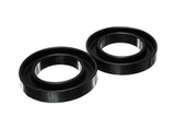 Coil Spring Isolator Set; Black; Performance Polyurethane;