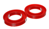 Coil Spring Isolator Set; Red; Performance Polyurethane;