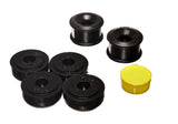 Trailing Arm Bushing Set; Black; Rear; Performance Polyurethane;