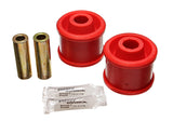 Trailing Arm Bushing Set; Red; Rear; Performance Polyurethane;