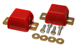 Bump Stop Set; Red; Rear; Performance Polyurethane;