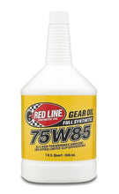 Load image into Gallery viewer, 75W85 GL-5 Differential Gear Oil 1 Quart Red Line Oil