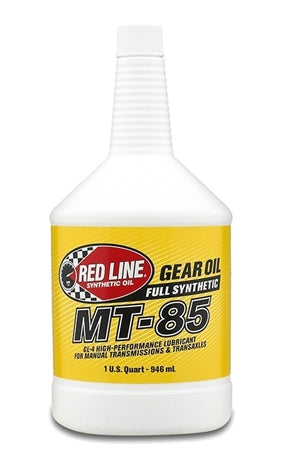 75w85 Gear Oil Mt-85 Manual Transmission GL-4 1 Quart Red Line Oil