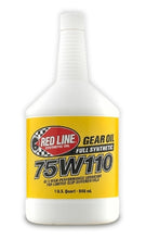 Load image into Gallery viewer, 75W110 Gear Oil Synthetic GL-5 Differential Gear Oil 1 Quart Red Line Oil
