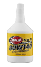 Load image into Gallery viewer, 80W140 Gear Oil Synthetic GL-5 Differential Gear Oil 1 Quart Red Line Oil
