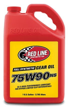 Load image into Gallery viewer, 75W90NS Gear Oil Synthetic GL-5 Gear Oil For Manual Transmissions 16 Gallon Red Line Oil