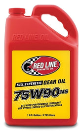 75W90NS Gear Oil Synthetic GL-5 Gear Oil For Manual Transmissions 16 Gallon Red Line Oil