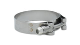 Stainless Steel T-Bolt Clamps (Pack of 2) - Clamp Range: 1.26