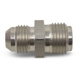 8 AN Male to 5/8-18 Inverted Flare Male Adapter Steel Endura Finish