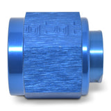 8AN Flare Cap Adapter Fitting With Blue Finish