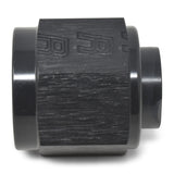 8AN Flare Cap Adapter Fitting With Black Finish