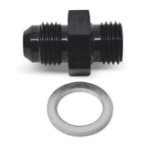 6AN Flare To 16mm X 1.5 Metric Adapter Fitting With Black Finish