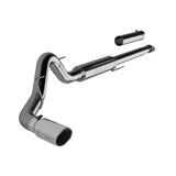 4in. Cat-Back. Single Side Exit. T409 Stainless Steel.
