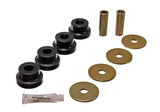 Differential Carrier Bushing Set; Black; Performance Polyurethane;