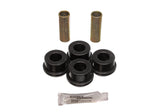 Differential Carrier Bushing Set; Black; Rear; Performance Polyurethane;