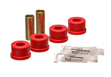 Control Arm Bushing Set; Red; Front; Performance Polyurethane;