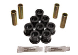 Control Arm Bushing Set; Black; Rear; Performance Polyurethane;
