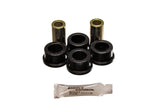 Control Arm Bushing Set; Black; Front Lower; Performance Polyurethane;