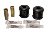 Control Arm Bushing Set; Black; Rear; Performance Polyurethane;