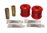 Control Arm Bushing Set; Red; Rear; Performance Polyurethane;