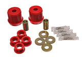 Control Arm Bushing Set; Red; Front; Performance Polyurethane;