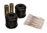 Control Arm Bushing Set; Black; Rear; Performance Polyurethane;
