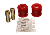 Control Arm Bushing Set; Red; Rear; Performance Polyurethane;