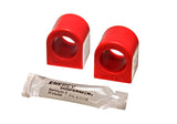 Sway Bar Bushing Set; Red; Front; Bar Dia. 23mm; Performance Polyurethane;