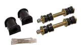 Sway Bar Bushing Set; Black; Front; Bar Dia. 20mm; Performance Polyurethane;