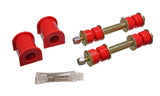 Sway Bar Bushing Set; Red; Front; Bar Dia. 20mm; Performance Polyurethane;