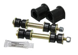 Sway Bar Bushing Set; Black; Front; Bar Dia. 24mm; Performance Polyurethane;