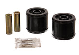 Trailing Arm Bushing Set; Black; Rear; Performance Polyurethane;